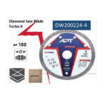 ⁦صنية ألماظ بســكوتة تربو ضفيرة  100مم أي بي تي موديل - APT  DW200224-4⁩ - الصورة ⁦3⁩