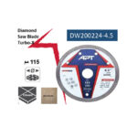 ⁦صنية ألماظ بســكوتة تربو ضفيرة 115 مم اي بي تي موديل - APT DW200224-4.5⁩ - الصورة ⁦3⁩