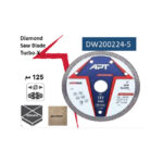 ⁦صنية ألماظ بســكوتة تربو ضفيرة  125مم أي بي تي موديل APT DW200224-5⁩ - الصورة ⁦3⁩