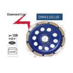 ⁦طبق شطف رخام و جرانيت 5 بوصه 1 صف 125 مم ألمـاظ اي بي تي موديل APT DW6110110⁩ - الصورة ⁦2⁩
