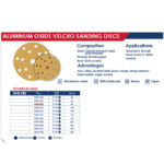 ⁦صنفرة سكوتشGOLD جولد 150 مم خشانة 80X15 ثقب  اي بي تي موديل  APT DW213908⁩ - الصورة ⁦3⁩