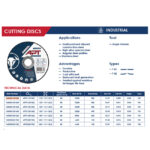 ⁦حجارة قطعية إنوكس 125×1.2×22.2 مم IND اي بي تي موديل APT APTI11251222⁩ - الصورة ⁦2⁩