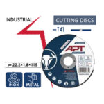 ⁦حجارة قطعية IND إنوكس 115×1.8×22.2 مم  اي بي تي موديل APT APTI11151822⁩ - الصورة ⁦2⁩