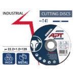 ⁦حجارة قطعية إنوكس 125×1.2×22.2 مم IND اي بي تي موديل APT APTI11251222⁩ - الصورة ⁦3⁩