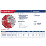⁦حجارة قطعية حديد 22.2×3.0×115مم IND اي بي تي موديل APT APTI21153022⁩ - الصورة ⁦2⁩