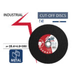⁦حجارة قطعية حديد 350×4×25.4 مم اي بي تي IND موديل APT APTI13504025⁩ - الصورة ⁦3⁩