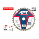 صنية فيديا خـشـب 235 مم-2.2-25.4/30 مم 36 سن اي بي تي موديل APT DW6010310