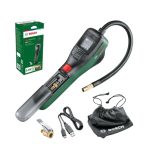 منفاخ لاسلكي بوش لاطارات السيارات والدرجات الناريه والكرات ومعدات الرياضات المائية تعمل عن طريق USB اقصي ضغط 10.3/150PSIبار حجم الهواء 9 لتر   BOSCH