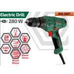 ⁦شنيور دي دبليو تي 10مم عادة اليكتروني 280 وات 28 نيوتن موديل DWT - BM-280T⁩ - الصورة ⁦2⁩