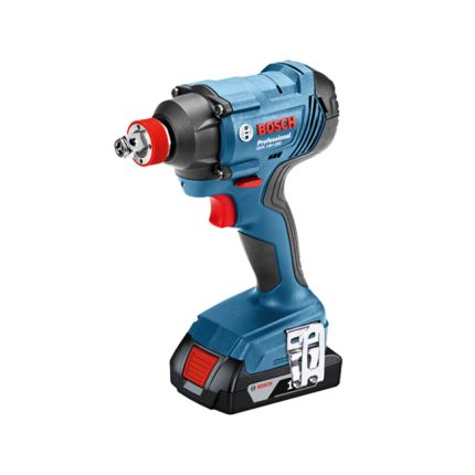 دريل فك وربط بوش 1/2 بوصه 18 فولت BOSCH – GDX 180-LI 2×3,0 Ah, AL 1820 CV, Case