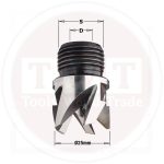 بنطه PLG CUTTER HS D= 8.2 Z4 S=21*14F .1 RH CMT