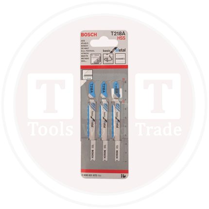 سلاح منشار اركيت للحديد قطعيه دائريه 3 قطع BOSCH JSB T218 A Basic for Metal Curve Cut 3 Pcs