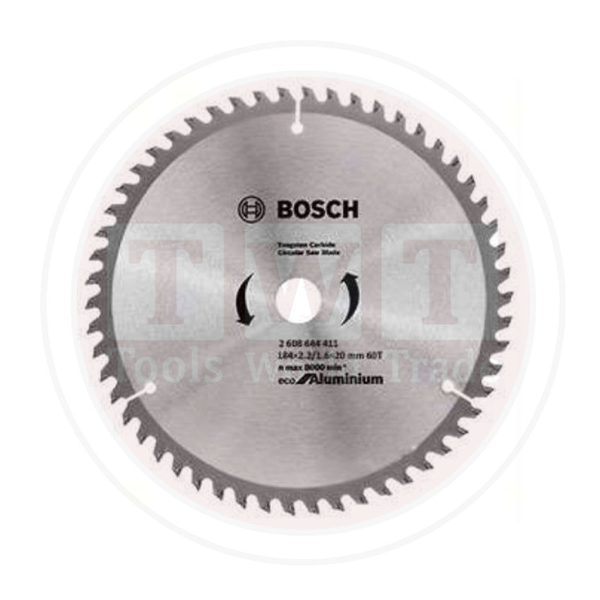 Ap5DbbpvQUPDWmiPV2pLVnykhsWTX44jG8DZM00Y.jpg صينية منشار 7.25 بوصة للالومنيوم 60 سنة ايكولاين BOSCH Eco line CSB For Aluminum 184x20-60 - الصورة 1
