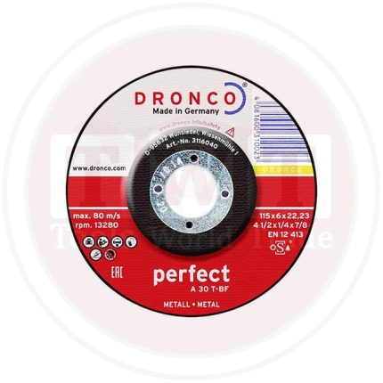 حجر جـلـخ حـديد بلغارى درنكو مقاس 7 بوصه 6.0-22 DRONCO