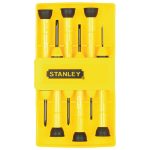 طقم  مفك إلكترونيات استانلي 6قطعة عادة, صليبة STANLEY  M.STHT66052