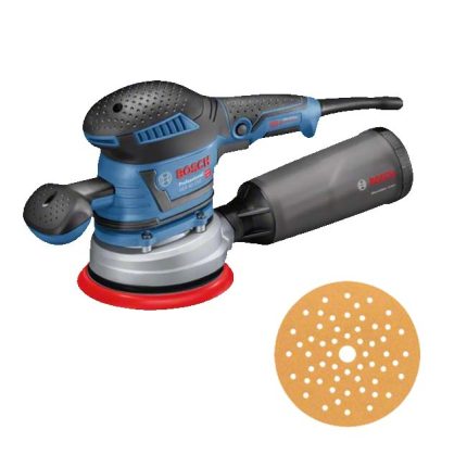 صنفرة بوش دائرية 6 بوصه 400 وات مزودة بكيس لشفط الغبار موديل BOSCH - GEX 40-150