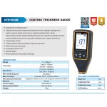 ⁦جهاز قياس سمك الطلاء TYPE F,N  حتى 1500 ميكرون اكيود ACCUD⁩ - الصورة ⁦2⁩