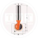 بنطة HW BALL END BIT S=8 D=12.7×11×57.2 CMT
