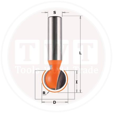 بنطة HW BALL END BIT S=8 D=12.7×11×57.2 CMT