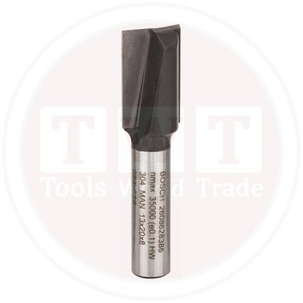 بنطة راوتر للتجاويف المستقيمه قطر 8 مم - اجمالى الطول 51 مم   BOSCH Straight Bit 8, 13x51
