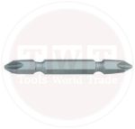 ⁦سن مفك صليبة 1/4" اتجاهين PH2+PH3-60mm  تايوانيKWG⁩ - الصورة ⁦2⁩