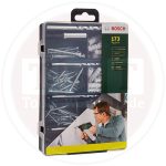 ⁦مجموعة تركيب (مسامير - خوابير) مقاسات مختلفة بوش 173 قطعة BOSCH  Fixing set 173 Pcs⁩ - الصورة ⁦2⁩