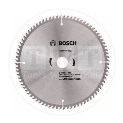 صينية منشار 10 بوصة للالومنيوم 96 سنة ايكولاين BOSCH Eco line CSB For Aluminum 254x30-96