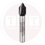 بنطة راوتر بوش للتجاويف علي شكل BOSCH  V-Groove Bit 6, 9.5x45