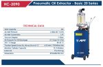 ⁦طلمبة سحب زيت من الموتور  80 لتر اى بى تى موديل APT HC-2090⁩ - الصورة ⁦2⁩