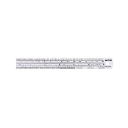 مسطرة صلب 6 بوصه ( 15 سم ) اكيود ACCUD