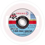 حجر قطعية إنوكس ألمانى درونكو مقاس 4.5 بوصه 2.5-22 DRONCO