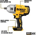 ⁦شنيور فك وربط بطارية ديوالت 1/2 بوصه 18 فولت 5 أمبير 950 نيوتن موديل - DEWALT DCF899P2⁩ - الصورة ⁦3⁩