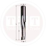 بنطه  Down-Cut Spiral Bit Solis HW D=12x525x100 Z3/R RH CMT
