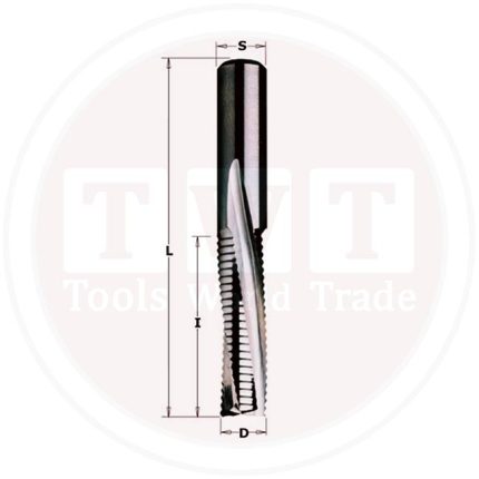بنطه  Down-Cut Spiral Bit Solis HW D=12x525x100 Z3/R RH CMT