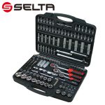 طقم لقم  سيلتا 150 قطعه 1/2 بوصه  و1/4 بوصه و3/8 بوصه  SELTA