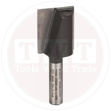 بنطة راوتر بوش للتجاويف المستقيمه قطر 8 مم - اجمالى الطول 56 مم  BOSCH  Straight Bit 8, 22x56