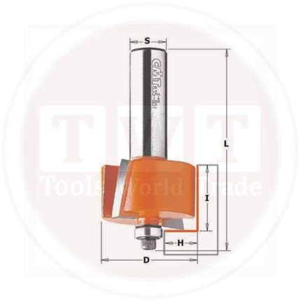 بنطه Rabbeting Bit W/BRNG HW S=8 D=31.7 x 12.7 CMT
