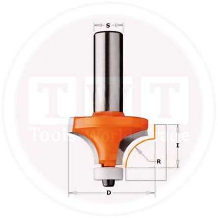 بنطة Bevel Bit for Corian HW S=12 D=54 A=18 R=12.7 CMT