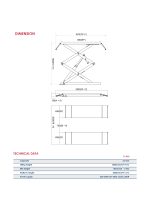 ⁦رافعة مقص متحركة اي بي تي صيني موديل  APT PL-B30⁩ - الصورة ⁦3⁩