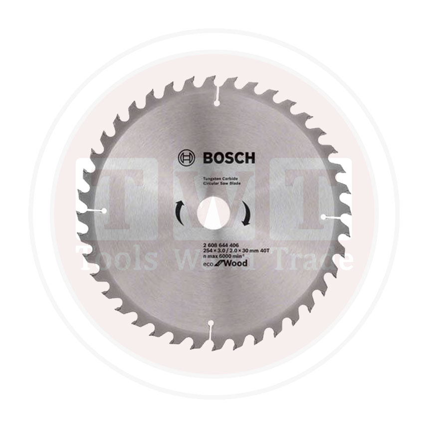 Pim8xjgJlyaBXAPU6GnzW8Ltw2Dgn23K0Vt6UL7P.jpg صينية منشار 10 بوصه للخشب 40 سنة ايكولاين BOSCH Eco Line CSB For Wood 254x30-40 - الصورة 1