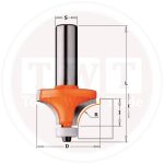 بنطة Rounover Bit for Corian HW S=12 D=31.75 R=9.5 CMT
