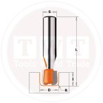 بنطة Drainboard Bit for Corian HW  S=12 D=25.4x12.7 R=3.17 CMT