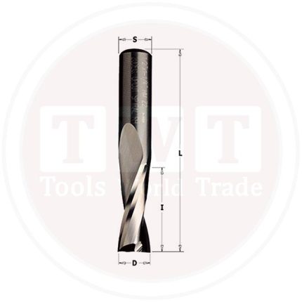 بنطه  UP-Cut Spiral Bit Solid HW D=5X17X60 Z2 RH CMT