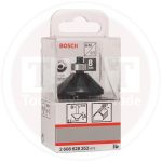 ⁦بنطة راوتر بوش للشطف الحواف قطر 8 مم - اجمالى الطول 56 مم BOSCH Chamfer Bit 8, 35x56⁩ - الصورة ⁦2⁩