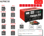 ⁦تنجر شحن 1فاز تيلون (12فولت -500 امبير) (24فولت -500 امبير)  TELWIN Alpine50⁩ - الصورة ⁦3⁩