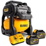 كمبروسر بطاريه ديوالت 10 لتر 54 فولت بدون زيت موديل -DEWALT DCC1054T2-XE