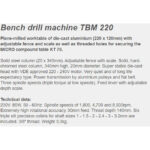 ⁦آلة حفر بقاعده الماني PROXXON TBM 220⁩ - الصورة ⁦4⁩