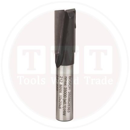 بنطة راوتر بوش للتجاويف المستقيمه قطر 8 مم - اجمالى الطول 51 مم BOSCH Straight bit 8x10x51