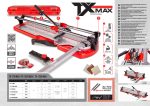 ⁦ماكينه تقطيع سيراميك روبي زاويا فاصل كسارة عن القلم 125 سم RUBI TX-1250 MAX⁩ - الصورة ⁦4⁩