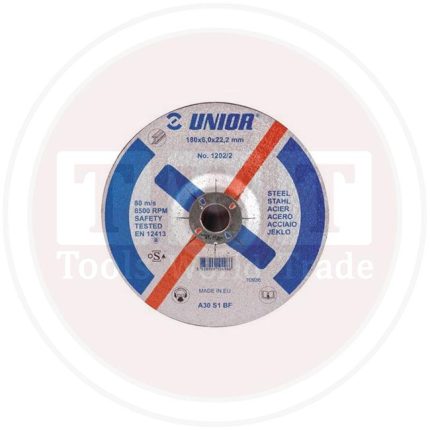 حجر قطعيه حديد يونيور 4.5 بوصه UNIOR